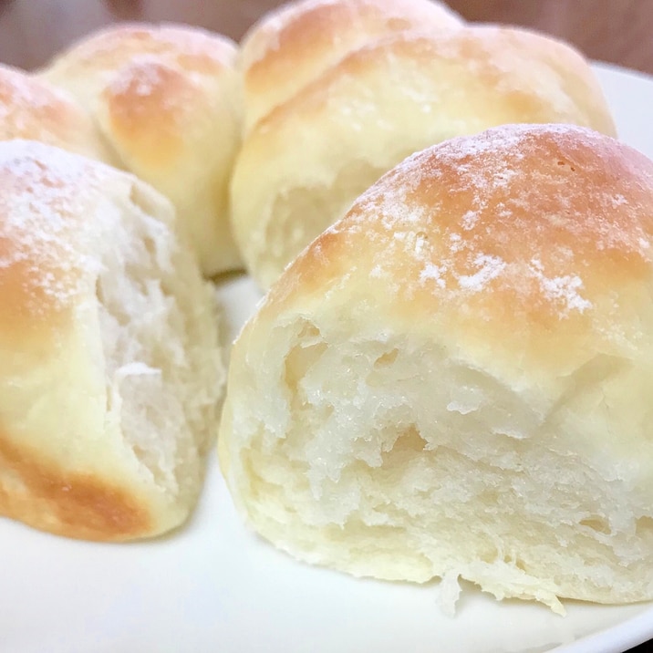 冷蔵庫で2次発酵 朝から焼きたてミルクちぎりパン レシピ 作り方 By 水玉模様 楽天レシピ